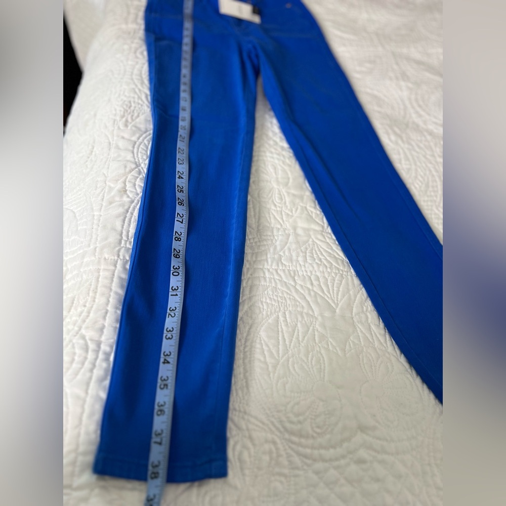 NWT Judy Blue Women’s Tummy Control Cobalt Blue Stretchy Skinny Jeans SZ 1/25 - Picture 14 of 15